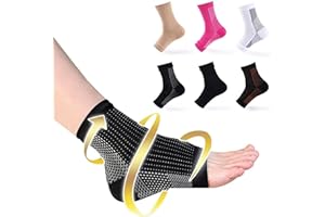 ALILILI 6 pares de calcetines Dr. Sock Soothers Socks Anti Fatiga Compression Foot Sleeve Support Brace Sock (establecer D, S/M)