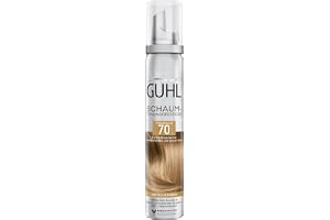 Guhl skum toning resistent – färg 70 – medelblond – för ljusblont till mörkblont och grått hår – mjukt grepp, volym och färgg