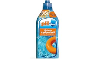 BSI pH Down Liquide pour Diminuer pH de piscine 1 L, Bleu