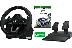 XBOX ONE Volante y Pedales Licencia Original XBOX "Racing Overdrive" + Forza 7 Motorsport
