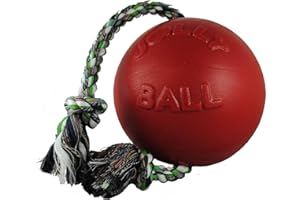 JOLLY PETS Horsemen's Pride Romp-n-Roll Jolly Ball, 15 cm, czerwona