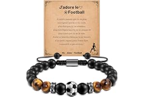 CheersLife Bracelet Pour Papa, Graduation Cadeau Pour Lui Homme, Fils Neveu Petit - Fils Ami Graduation Cadeau,Basketball Football Bracelet Sport Jeux Cadeau Souvenir Décoration De Jeux Sportifs