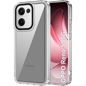 amazon basics Back Case Cover for Oppo Reno 13 5G | Com...