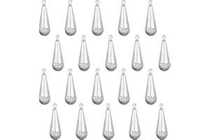 cailiya 20 PCS Angelgewichte Kit, Shot Gewichte, Angeln Sinker, Birnenbleie, Angeln Blei Sinker, Angeln Drop Shot Blei Set für Outdoor Angeln Angelgerät