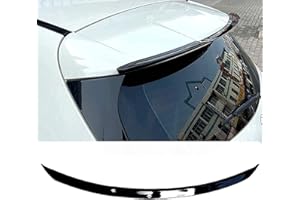 TPDAMAI Reveal Premium ABS Design alettone Posteriore per Auto, Spoiler per Bagagliaio, per Mercedes Benz Classe A W176 A180 A200 2013-2018 Nero Chiaro, Kit per Lo Styling del Corpo