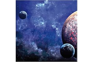 BUOSHA Frikigames Tapete Planetes 91,5x91,5cm (3x3ft) para Juegos de miniaturas Space Mat