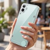 CaseOnn Nothing CMF Phone 1 Kılıf Kamera Korumalı Darbe Emici Şeffaf Arka Kapak Tam Şeffaf