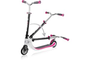 Globber - Flow Foldable 125 - Monopattino Pieghevole a 2 Ruote per Bambini dai 6 Anni e Adolescenti