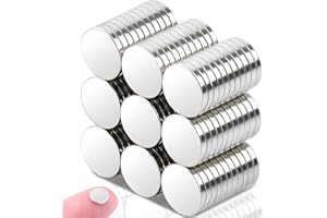 KEUKENKET Aimants néodyme 7x1 mm extra puissants petits aimants puissants, 100 pièces mini aimants puissants petits aimants ronds, aimants pour tableaux magnétiques, aimants pour tableaux d'affichag