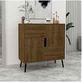 Inarch Design Darien &Ccedil;001 Multi-Purpose Cabinet Walnut/Wooden Black