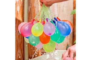 KPFIGHT 333pc Palloncini d'acqua 60 secondi autobloccanti Riempimento Ultra Rapido Colorato Pompe Acqua, Feste Palloncino Acqua, Battaglia Palloncino Acqua, Palloncini D'acqua Kit per Festa all'aperto