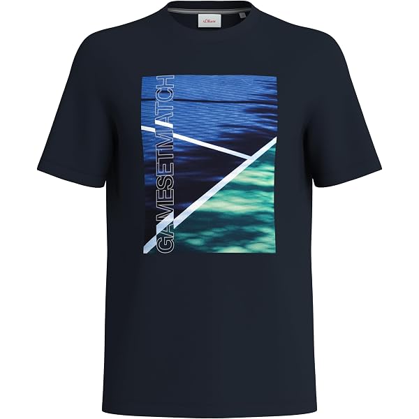 T-Shirt Uomo S.Oliver - Cotone Jersey Regolare Fit
