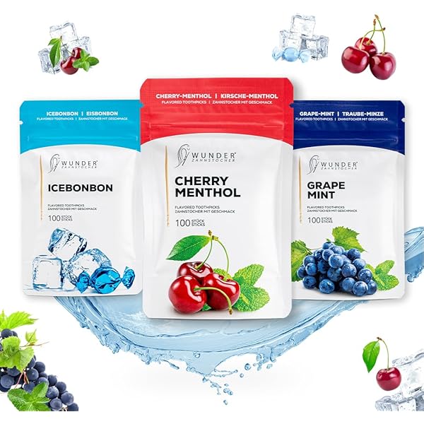 Stuzzicadenti Aromatizzati Wunder - 8 Gusti Rinfrescanti, 100 Pezzi In Latta, Contro L'Alitosi - Foto 6
