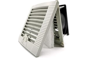 NESTQ Ventilador 120mm X 120mm X 38mm AC 220V Extractor de Olores, Humo, Calor, Humedad Para Baño Cocina Garaje Armario Ascensor Ventilador de Techo y Pared – Silencioso - Rodamiento de Bolas