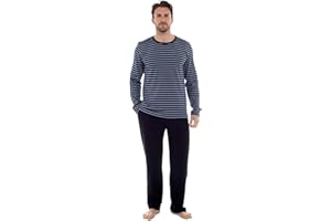 INSIGNIA Mens Pyjama Set Long Sleeve Top & Pants