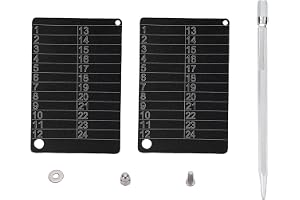 BAFOVY 2-pack Metal Seed Phrase Backup Plates Crypto Wallet Recovery Kit Brandsäker Vattentät Aluminiumlegering för Bitcoin Ethereum 24 Word Mnemonic