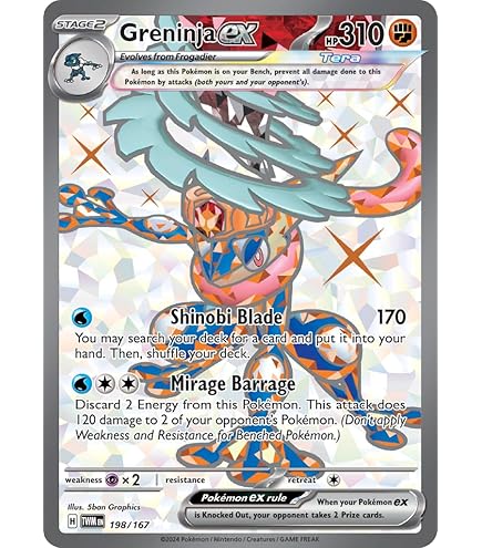 greninja break pokemon card - Greninja-Break (41/122) - XY BREAKPoint Once during your turn Style:Artwork + Display Case + Magnetic Stand (3D Printed in Matte White PLA) Brassclaw Orcs | Magic: Scarlet & Violet: Paldea Evolved cards