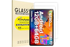 XunyLyee Protector Pantalla para DOOGEE Tab A9/ DOOGEE Tab A9 Pro 10 pulgadas Tablet, Android Tablet Cristal Templado Film
