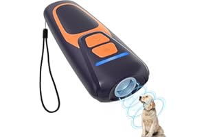 Honey Paws Anti Barking Device for Dogs, Ultrasonic Dog Bark Control, Dog Bark Deterrent Device 50Ft Range, Behavior Aid, Stop Barking Dogs Device, Barking Silencer Indoor Outdoor, Rechargeable