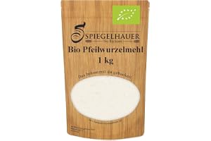 Ekologisk pilrotmjöl 1 kg arrowroot powder pilrotsstärkelse smakneutralt bindemedel ägg ersättning