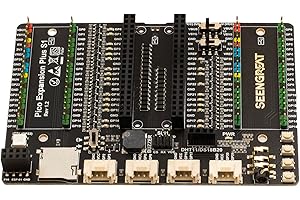SEENGREAT GPIO Expander for Raspberry Pi Pico Expansion Boards Dual GPIO Expansion Plus S1 2 x 20 Pin Pico with Micro SD Card Slot 3.5 mm Audio Jack Reset Button