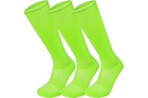Marchare Boys Soccer Socks Toddler Football Socks Knee High Solid Sports Socks For Boys Girls