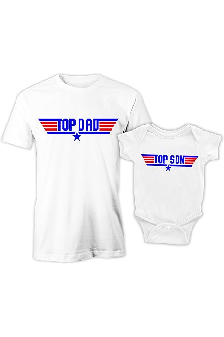 Maglia Super Papà Kit Maglie Padre E Figlio Body Neonato E T