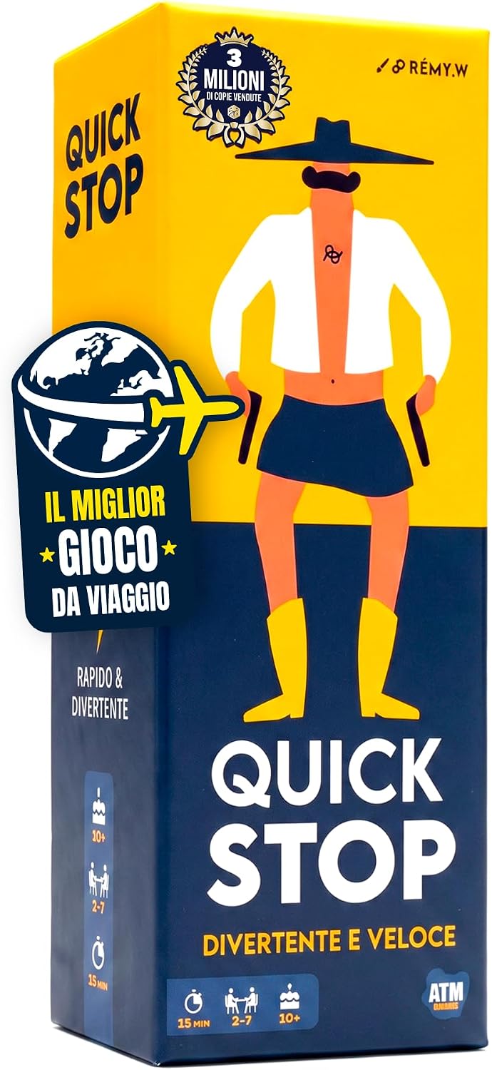 Avis d'Expert & Test Approfondi : ATM Gaming QUICKSTOP - Gioco di Società per F (ATM Gaming QUICKSTOP)