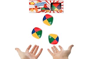 D.A.Y. Republic Juggling Balls for Beginners, Learning Circus Toy, Set of 3, Soft 70g Juggling Balls, Designed for Children to safely Practise at Home, Helps to improve Dexterity and Motor Skills