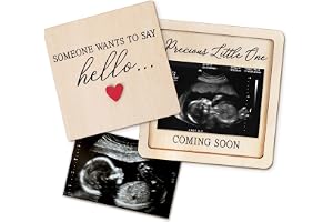 Pregnancy Announcement For Grandma, Grandparents - Ultrasound Picture Frame Surprise Box - Baby Announcement Sign - Baby Coming Soon Announcement - Pregnancy Reveal to Husband, Friends, Auntie, Uncle