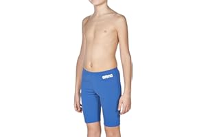 ‎ARENA arena Solid Junior Jungen Badehose, Chlorbeständige Jammer Badehose für Wettkämpfe aus MaxLife Material mit UV-Schutz Faktor 50+