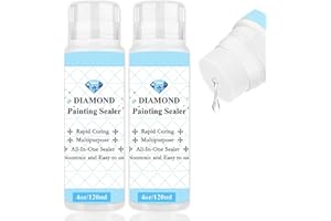 KINTSUKUROI Diamond Painting Sealer, Diamond Painting Glue Sealant, Conserver Sealer for 5d Diamond Painting Extra Large Diamond Art Painting Puzzle (2pcs)