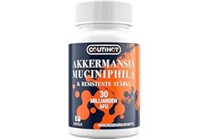 COUTIHOT Akkermansia Muciniphila 30 Billion AFU - Enhanced with Resistant Starch | Formule sans OGM et sans gluten pour les femmes et les hommes - 60 capsules à libération retardée