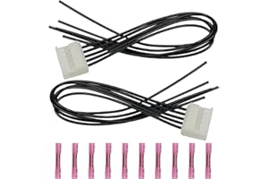 Konuooer Rücklicht Kabelbaum Rückleuchte Kabelbaumstecker mit 5 Pin Kompatibel mit Alfa Romeo 147 Grande Punto Evo Panda 169 51277277 405116 51778684 Stecker Heckleuchte