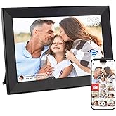 Hesmor Digital Photo Frame WiFi, 10.1 Inch Digital Picture Frame, 1280x800 IPS LCD Touch Screen, Auto-Rotat Built in 32GB sto