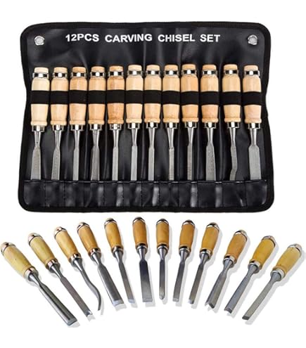 Mayhew 10pc Cold Chisel Set 1/4"-1" 61510 Black Oxide 6mm-25mm Made In - View #10