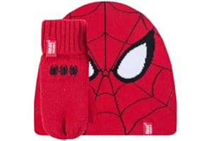 HEAT HOLDERS - Enfants Garcon Hiver Polaire Neige Chapeau et Gants pour le Froid