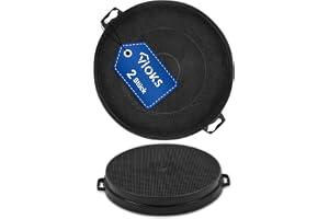 Vioks 2 x kolfilter 210 mm köksfläkt ersättning för Bosch 00353121