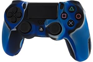 ZedLabz value silicone cover for Sony PS4 - Camo Blue