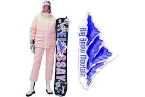 MytaYt 3D Snowboard Stomp Pad Montagne Enneigée Transparent Pad Snowboard pour Accessoires de Ski de Neige d'hiver, Snowboards-Bleu