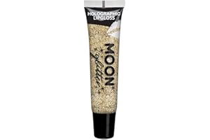 Moon Glitter – Holografisches Glitzer-Lipgloss - 15ml - Gold