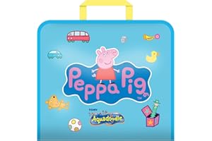 Aquadoodle Peppa Pig Doodle Travel Water Doodle Mat, Official Tomy No Mess Colouring & Drawing Game, Suitable for Toddlers, Children - Peppa Pig Water Drawing Mats - Boys & Girls 18 Months, 2, 3, 4+
