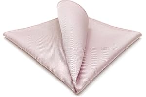 S&W SHLAX&WING Pañuelos de Bolsillo para Hombres Color Sólido Azul Verde Amarillo XL para Boda