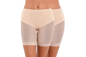 Nadeer Donna Pantaloncini Anti sfregamento Sottogonna Pantaloni di Sicurezza Antitraccia Collant Elasticizzati UltraSottili Slip Boxer in Seta di Ghiaccio Comodi e Traspiranti