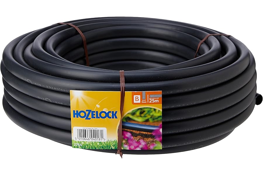 Hozelock 2764R0000 PVC Supply Hose, 25 m x 13 mm
