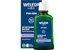 ‎WELEDA WELEDA Bio FOR MEN After Shave Balsam, erfrischendes Naturkosmetik Balsam zur Pflege und Beruhigung der Haut nach der Rasur, Lotion für reichhaltige Pflege und Schutz vor dem Austrocknen (1 x 100 ml)