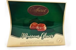 Caffarel Marron Glacés Interi_ Autentici Marroni Italini Glassati secondo la Tradizione Piemontese 360g In Confezione Regalo