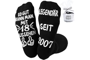 Belillpipi 50 60 40 30 70 80 18 Geburtstag Mann Frau Geschenke für Männer Frauen, Lustige Socken Geburtstagsgeschenk für Jungen Mädchen