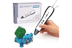 Kretrum 3D-Stift für Heimwerker 3D-Druckstift mit LCD-Bildschirm 3D-Malstift mit 1,75 mm PLA-Filament Lustiges Spielzeug Bestes Geburtstagsgeschenk