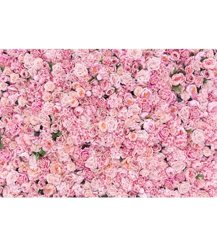 LYWYGG 7X5FT FLEUR Fond Mur Fleur Fond 3D Rose Fleur Fond Mariage